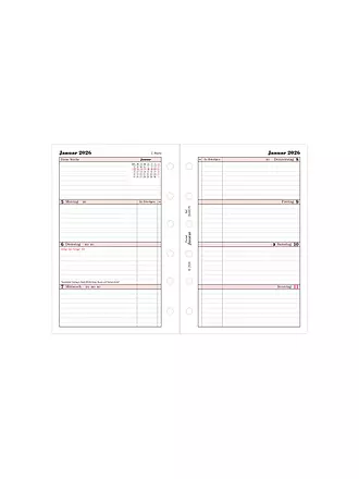 FILOFAX | Kalendereinlage Professional Pocket Woche Deutsch 2026 | 